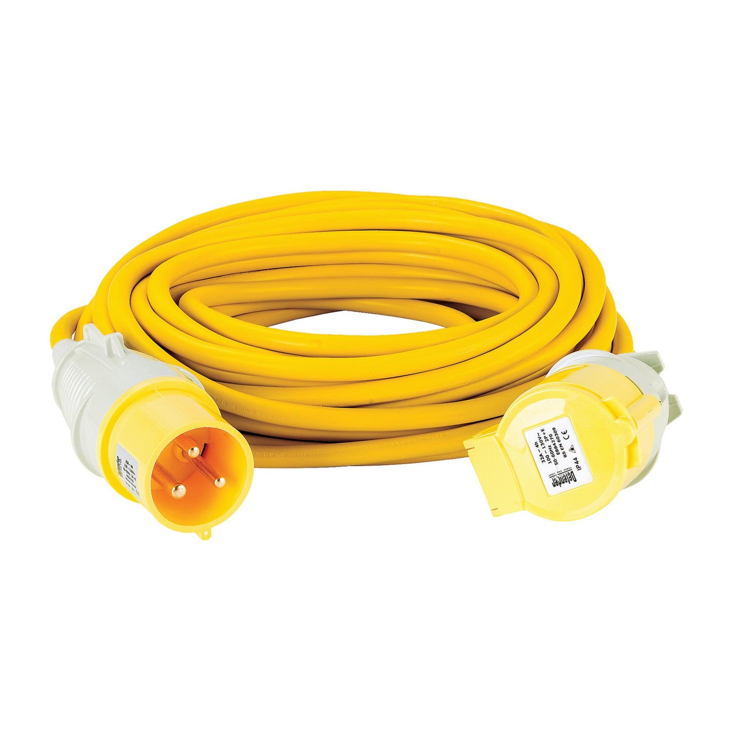 Defender E85240 110V Extension Lead, Yellow, 4mm², 32A, 14m