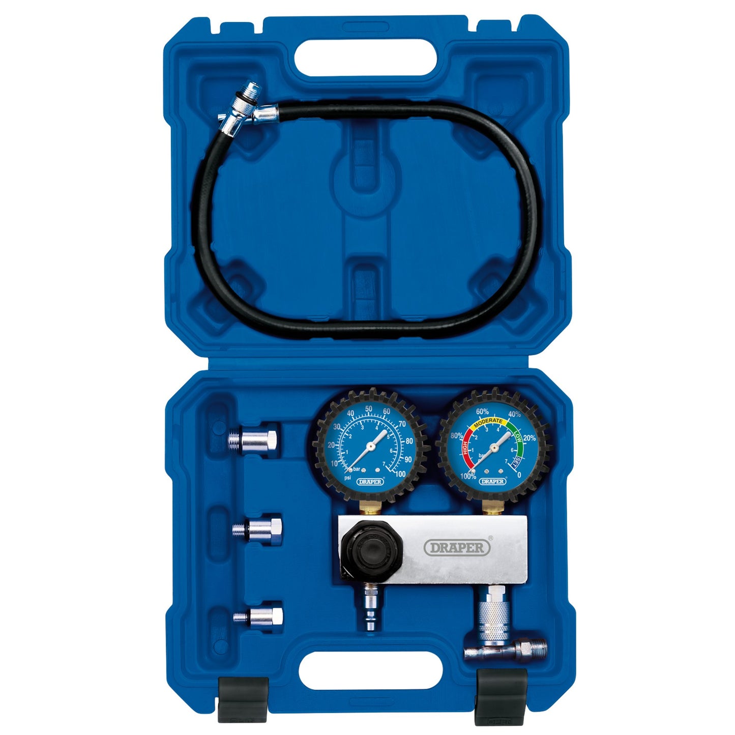 Draper Cylinder Leakage Kit 7 Piece Petrol Engine With 10 12 14 and 18mm 35884
