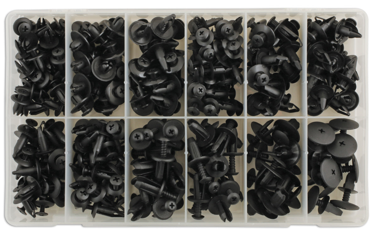 Connect Assorted Screw Rivet Trim Fixings 240pc 36044