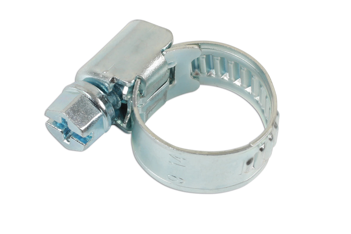 Connect Mild Steel Hose Clip 9-14mm x 9mm 5pc 36896