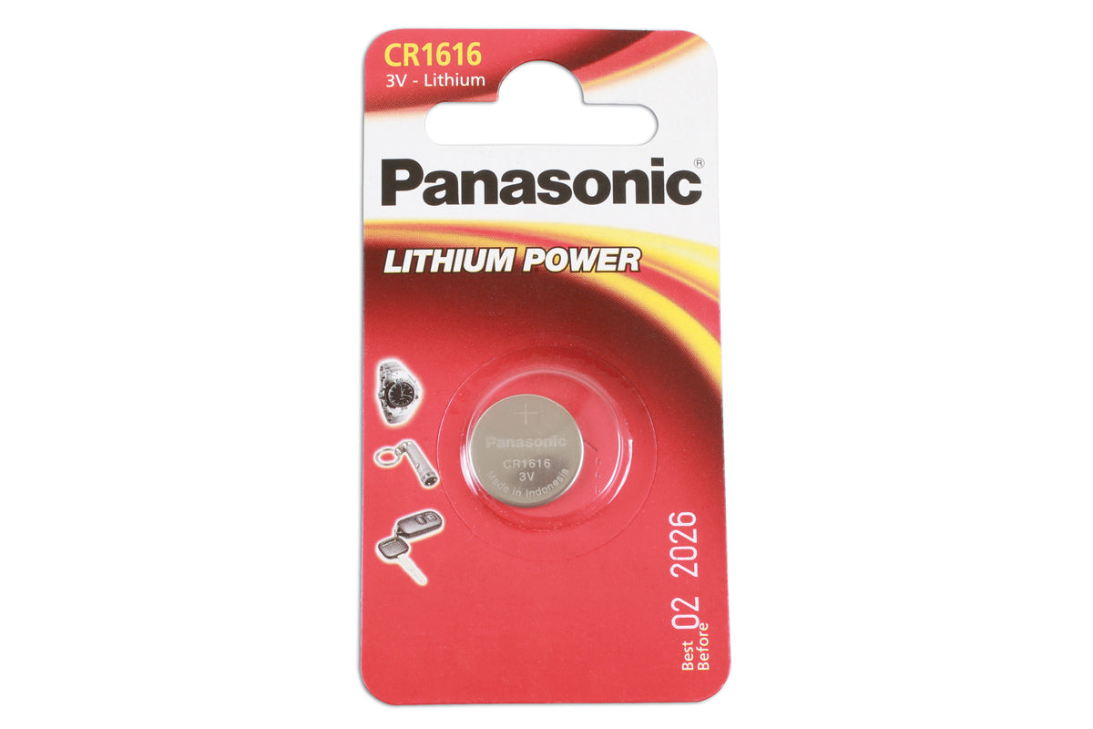 Connect Panasonic Coin Cell Battery CR1616 1pc 36905