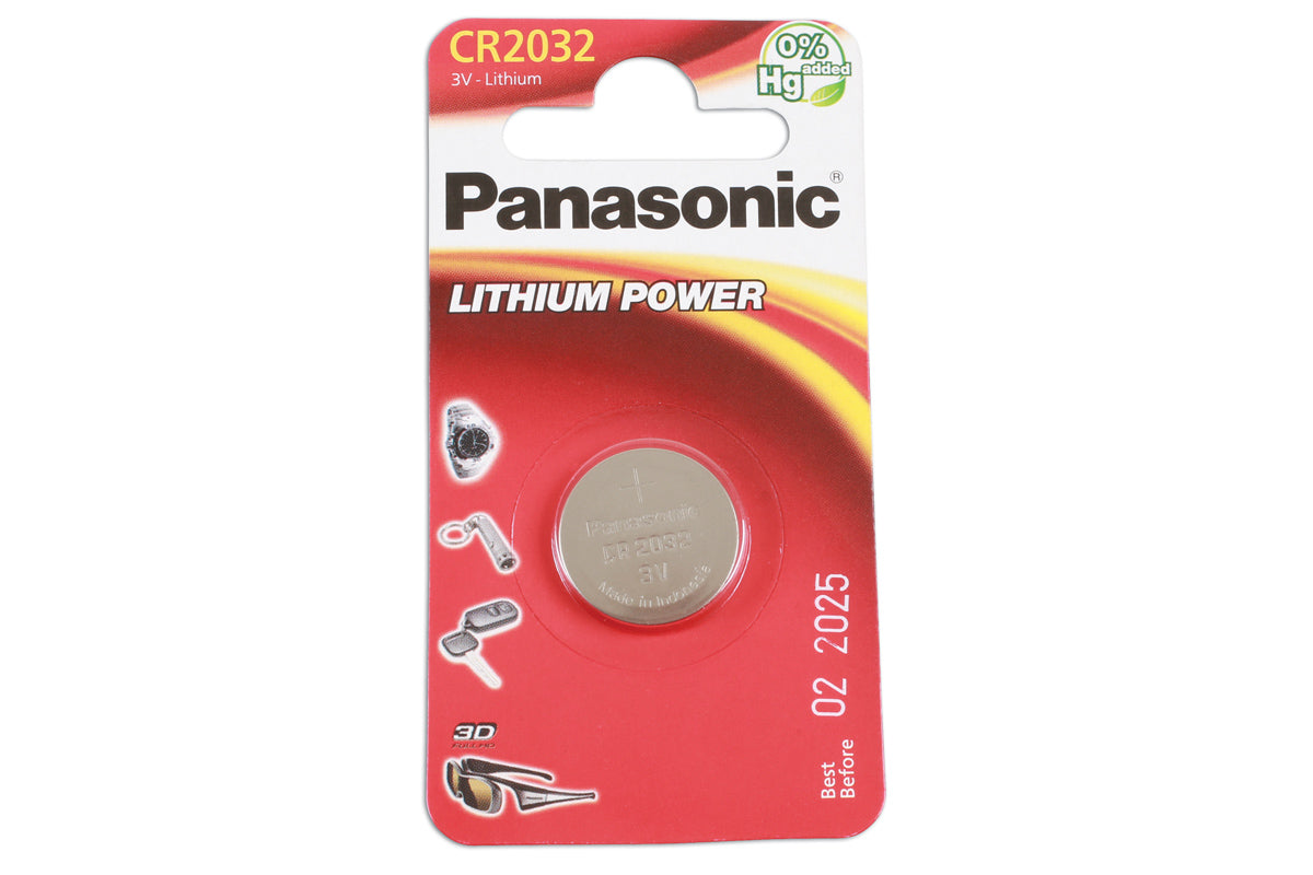 Connect Panasonic Coin Cell Battery CR2032 1pc 36909