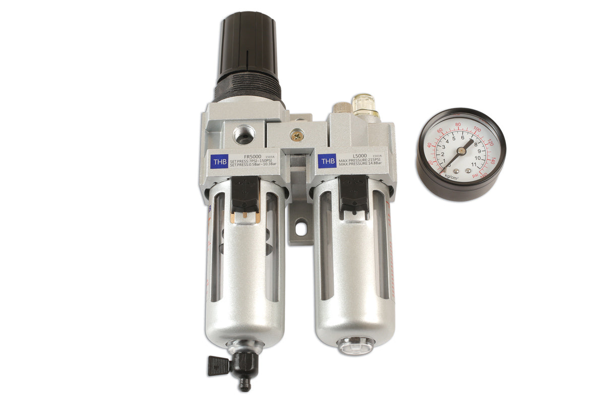 Connect Air Control Regulator Unit 1/2" BSP Thread Flow 3100L = 109.5cfm37001