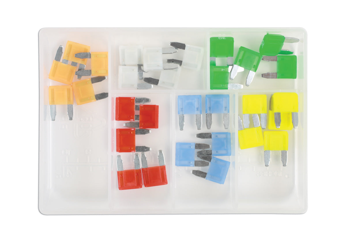 Connect Assorted LED Mini Blade Fuses 30pc 37157