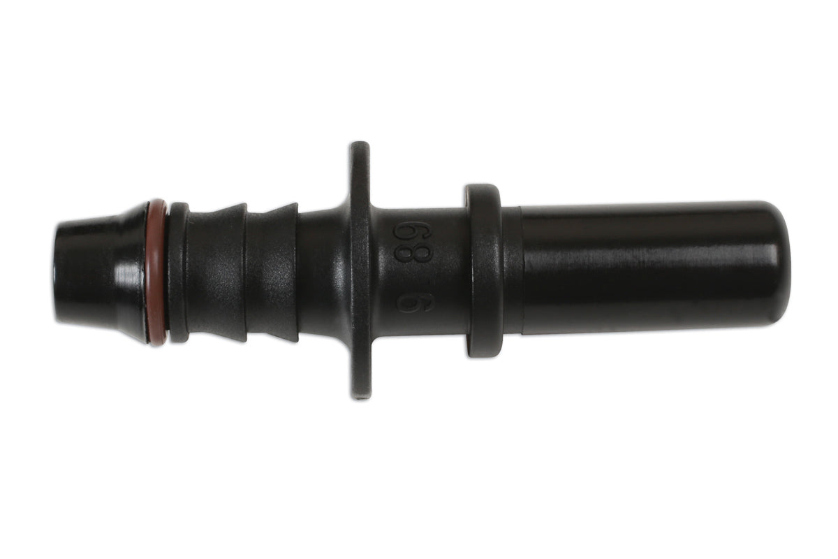 Connect Straight Male Plastic Pipe Connector 9.89 x 8mm 5pc 37203