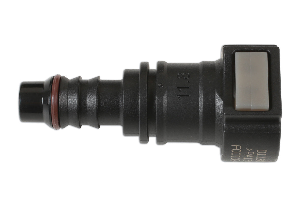 Connect Straight Fuel Line Quick Connectors 11.8 x 10mm 3pc 37216