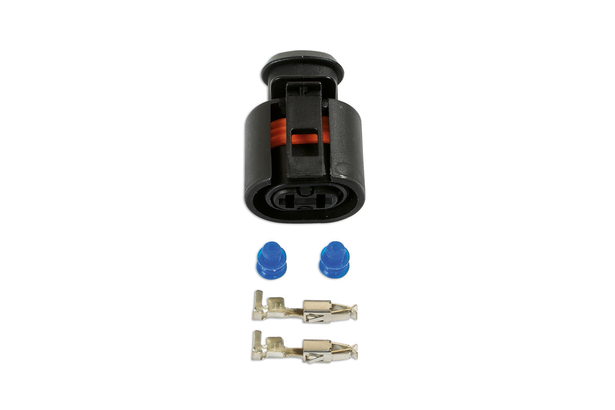 Connect VW Electrical Female Connector 2.8mm 2 Pin Kit 25pc 37377