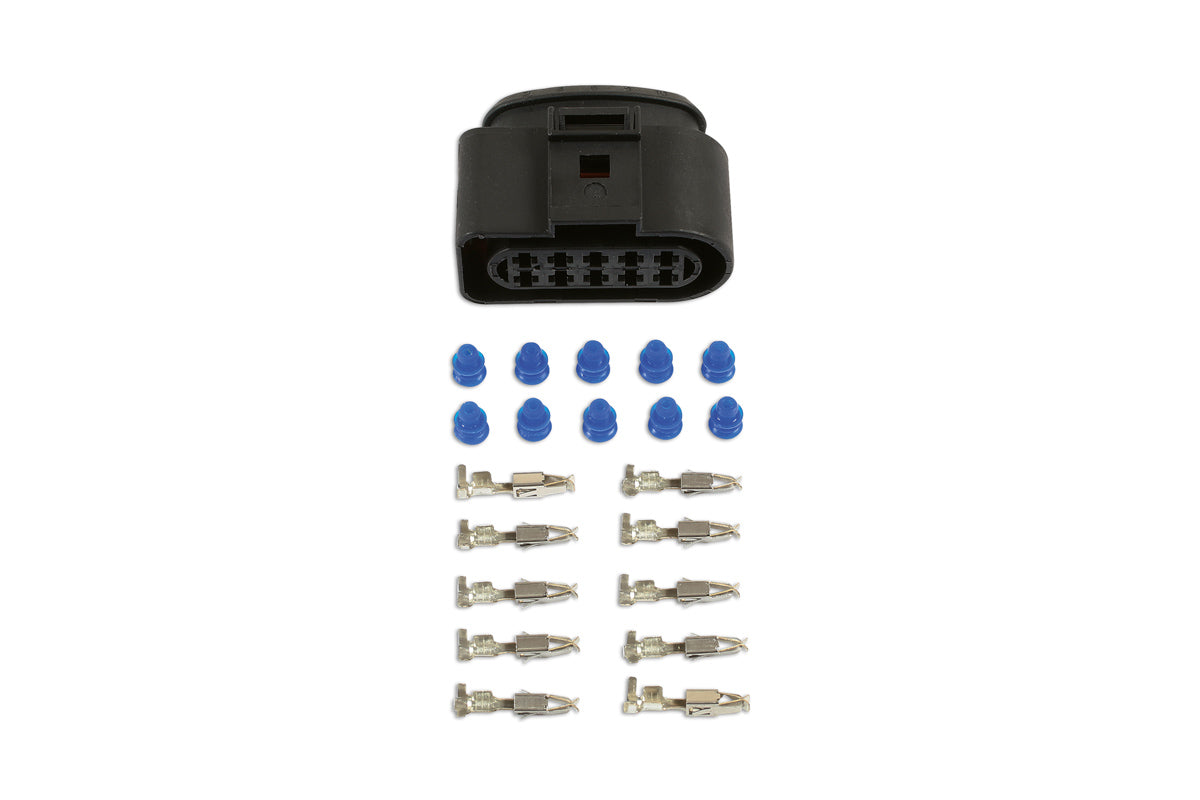 Connect VW Electrical Female Connector 2.8mm 10 Pin Kit 105pc 37388