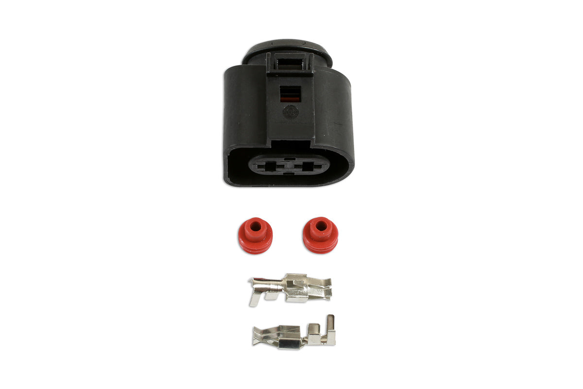 Connect VW Electrical Female Connector 4.8mm 2 Pin Kit 25pc 37390