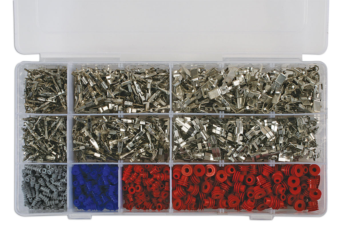 Connect Assorted Non-Insulated Terminals/Seals - for VW Group 1200pc 37399