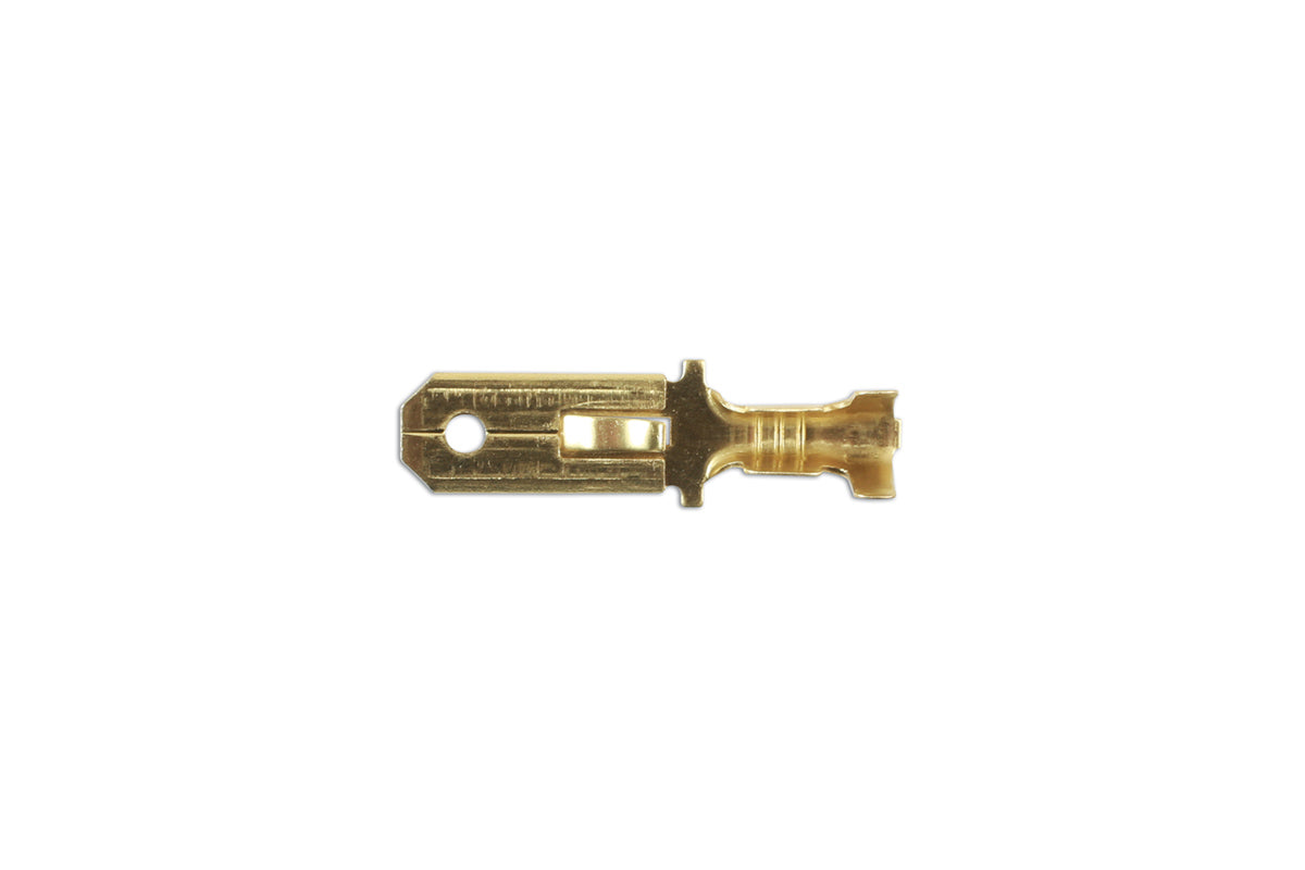 Connect 250 Type Connector Non Insulated Male Terminals 100pc 37408