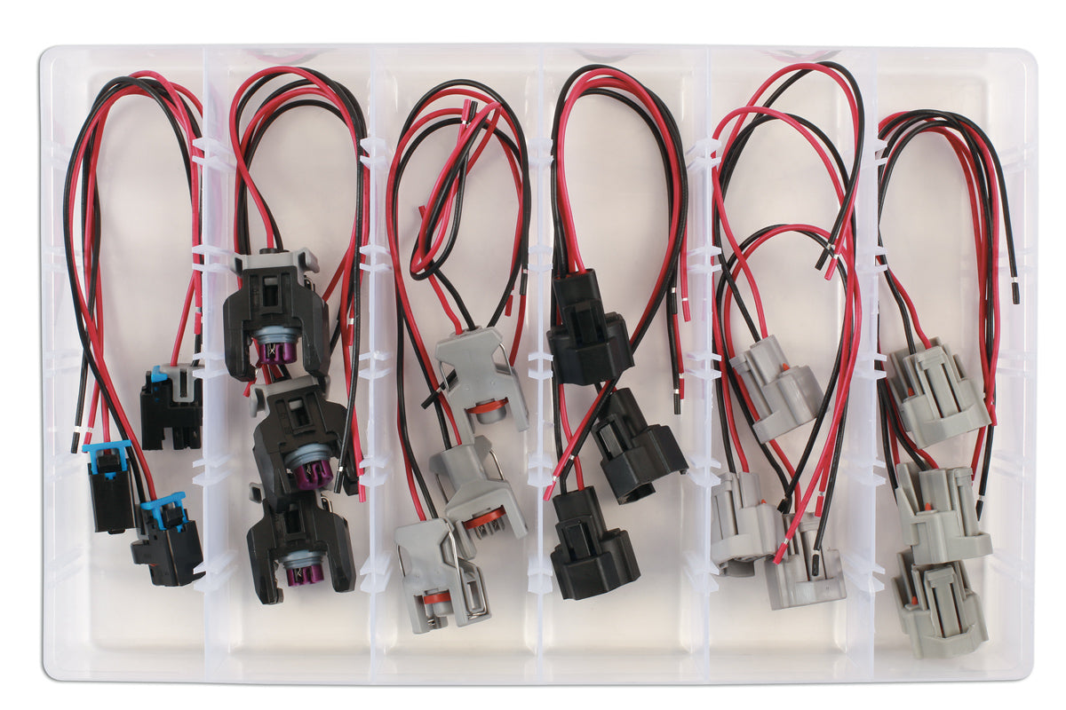 Connect Assorted Delphi & Denso Injector Connector Kit 18pc 37549