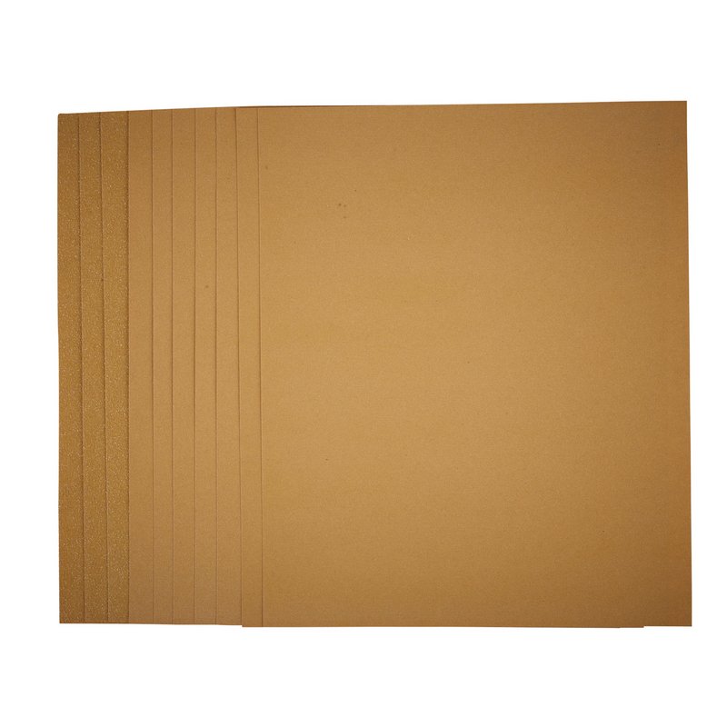 Draper General Purpose Sanding Sheets 230 x 280mm Assorted Grit 10 Pack 37781