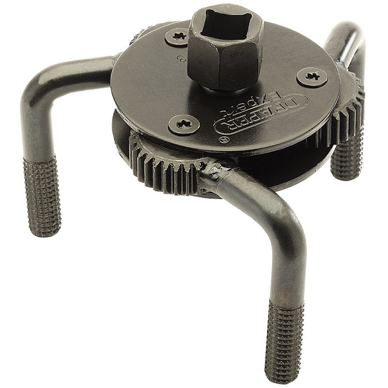 Draper Three Leg Oil Filter Wrench 75 - 120mm 1/2" Or 19mm Drive 37871