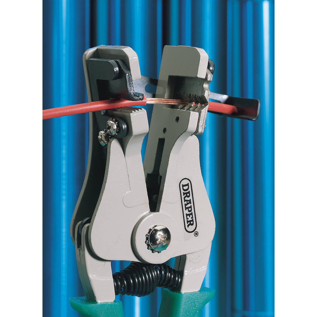 Draper Automatic Wire Stripper 0.5 - 2mm Spring Loaded Grip Handle 38274