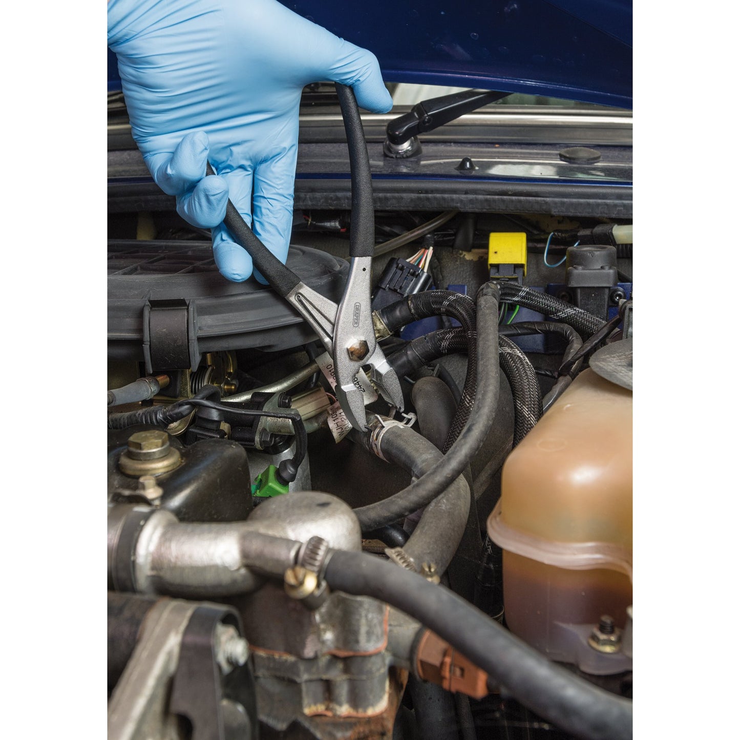 Draper Multi Directional Hose Clamp Pliers VAG Fuel Line Ventilation Clamp 38371