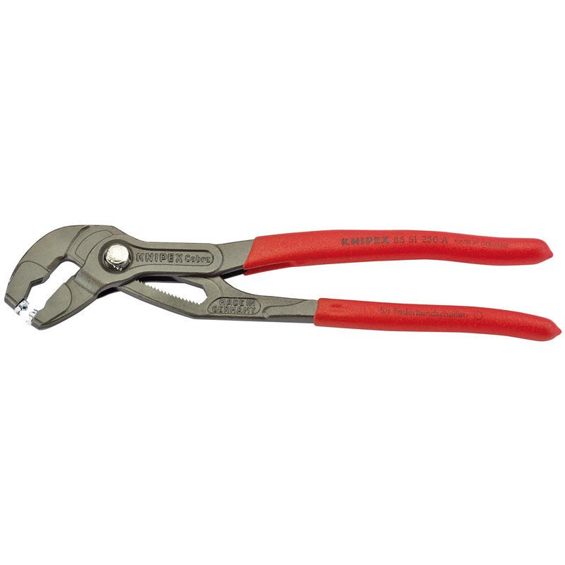 Knipex Hose Clamp Pliers 250mm 250A Used For Removing Spring Band Rings 38389