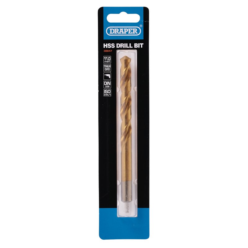 Draper HSS Titanium Drill Bit 11.0mm 38847