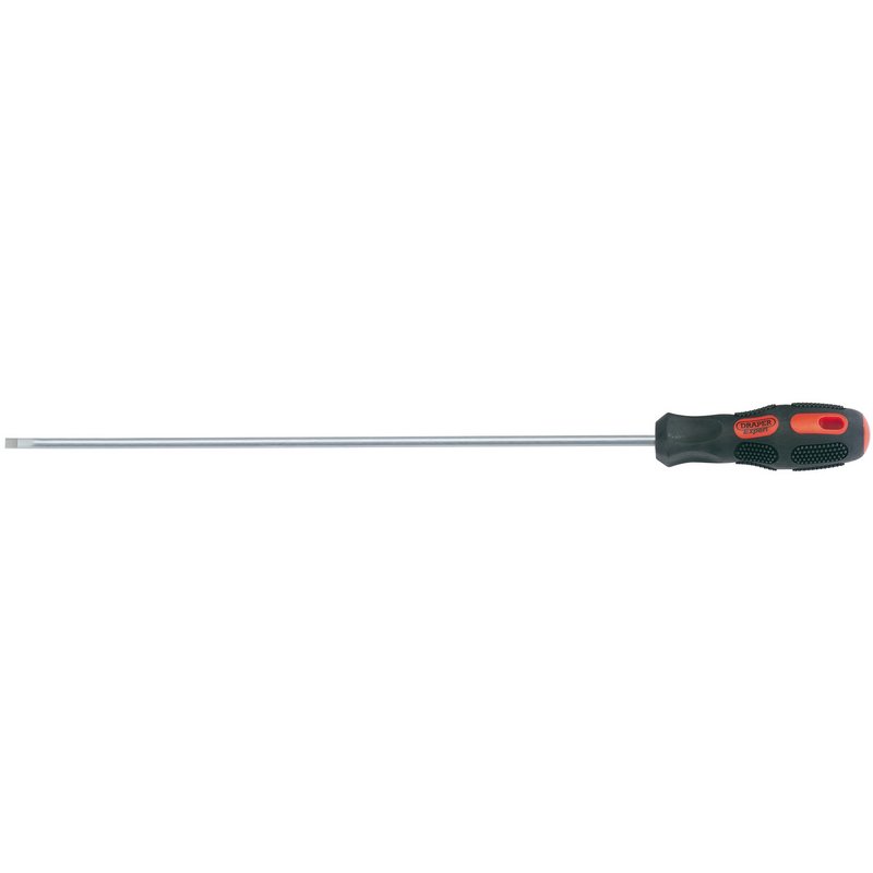 Draper Plain Slot Parallel Tip Screwdriver 5 x 200mm soft grip 40030