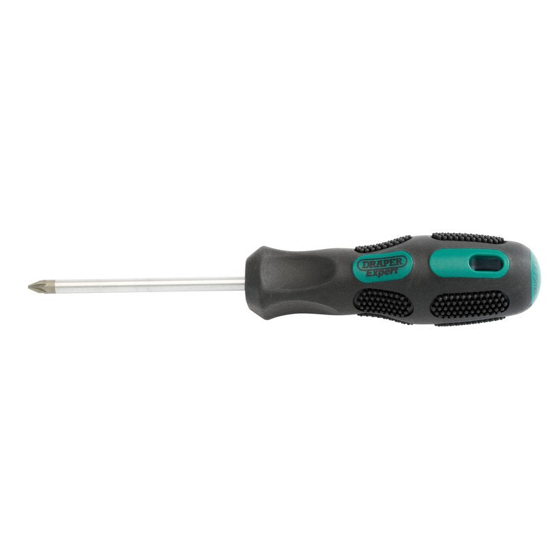 Draper Pozi Screwdriver No.1 x 75mm 'soft grip and sand blasted tip 40036