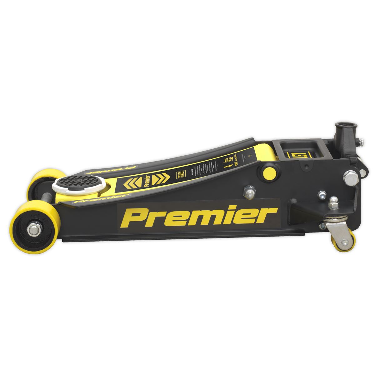 Sealey Trolley Jack 4 Tonne Low Profile Rocket Lift Yellow 4040AY
