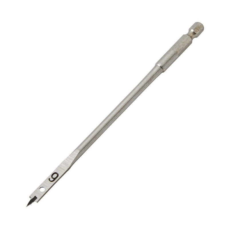 Draper Flat Wood Drill Bit 6mm Hex Shank Double Ground Tri Point 41475