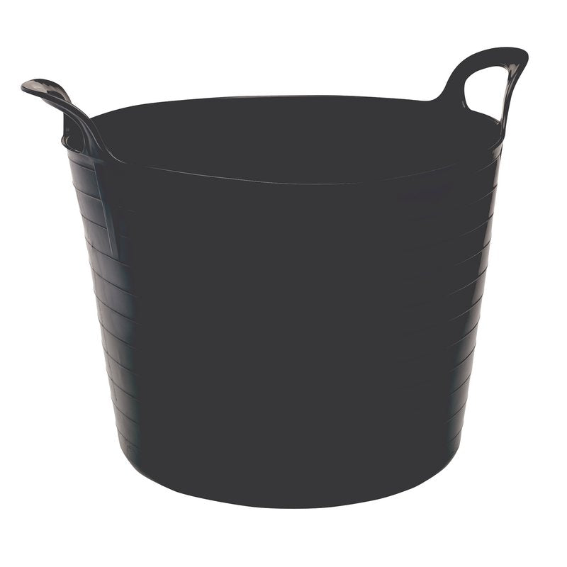 Draper Multi Purpose Flexible Bucket 42L Black home garden construction 43475