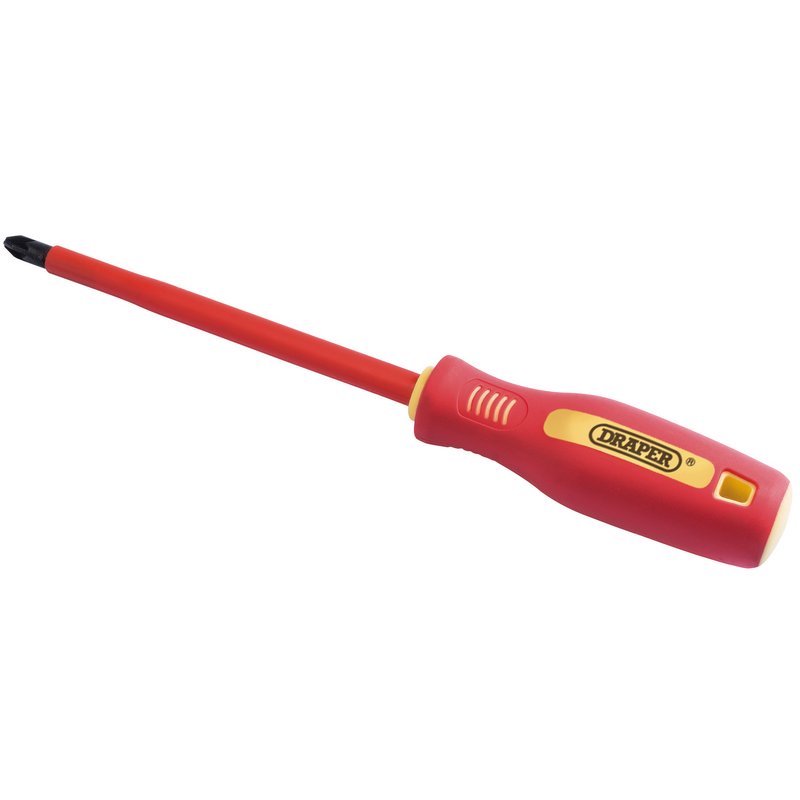 Draper Fully Insulated Soft Grip Pozi Screwdriver No.3 x 150mm Tested 10kV 46538
