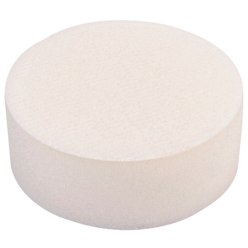 Draper Polishing Sponge 90mm White Hook And Loop Fixing 48198