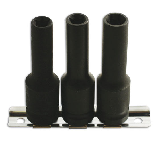 Laser Tools Impact Inverted Torx Star Socket Set 1/2"D 3pc 4873
