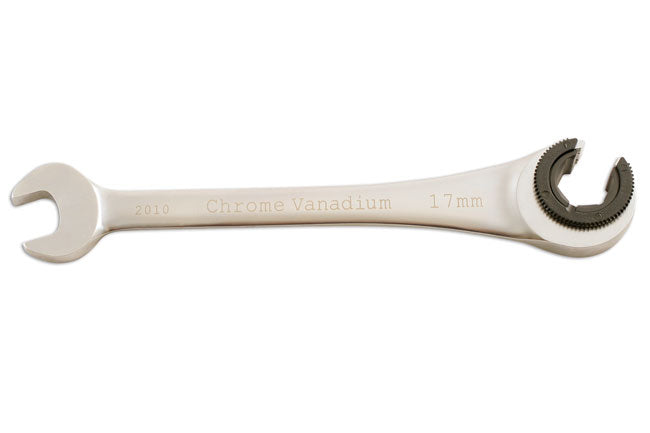 Laser Tools Ratchet Flare Nut Wrench 17mm 4904