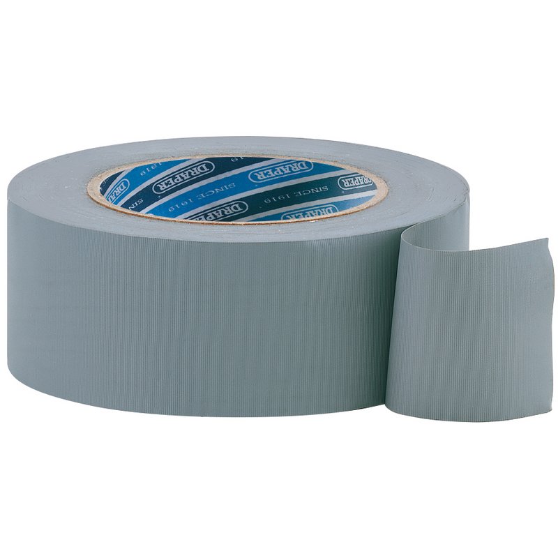 Draper Duct Tape Roll 30m x 50mm Grey 49430