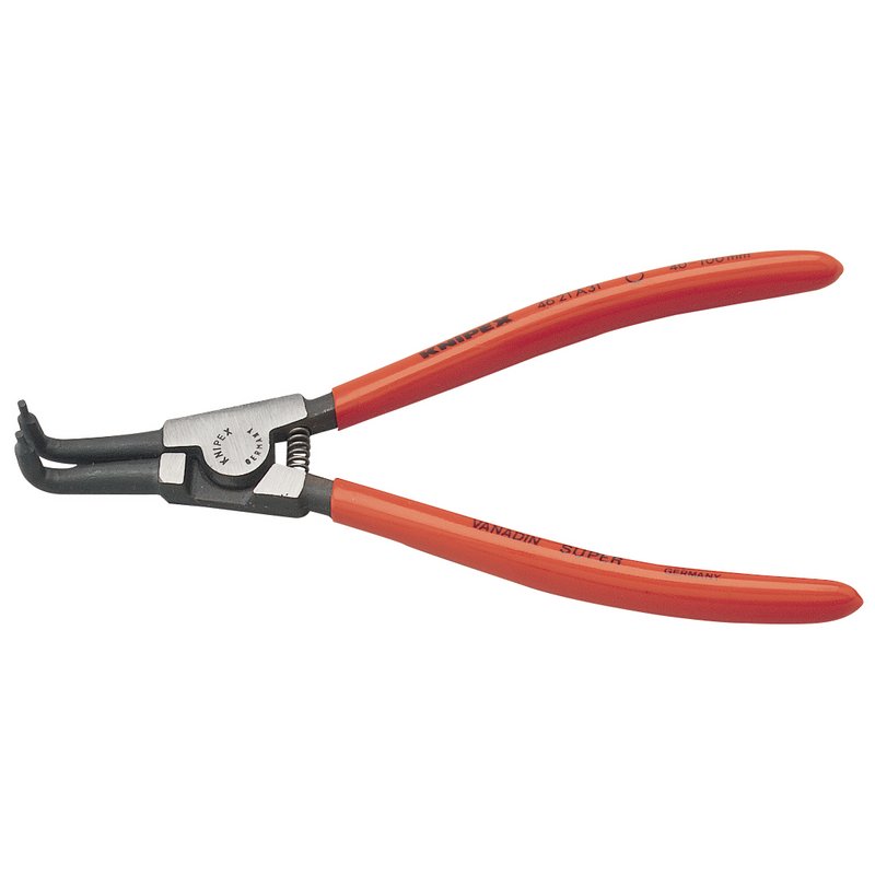Knipex SBE A31 Bent External Circlip Pliers 40 - 100mm Length 200mm 46 21 A31