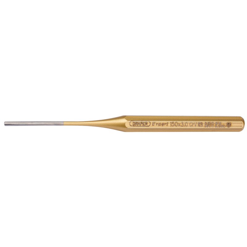 Draper Octagonal Parallel Pin Punch 3 x 150mm Tempered Head 51661
