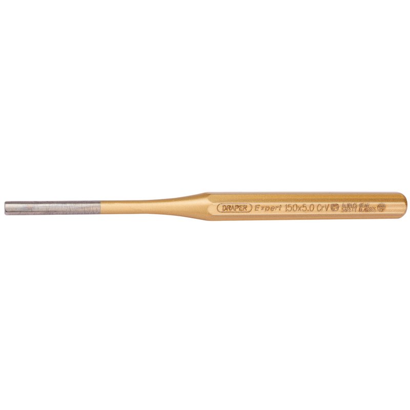 Draper Octagonal Parallel Pin Punch 5 x 150mm Tempered Head 51695