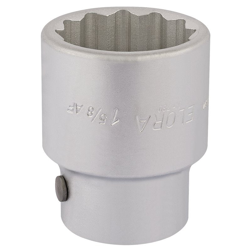 Elora 1"D 1.5/8" Imperial Bi Hexagon Socket Chrome Plated Standard Length 53061