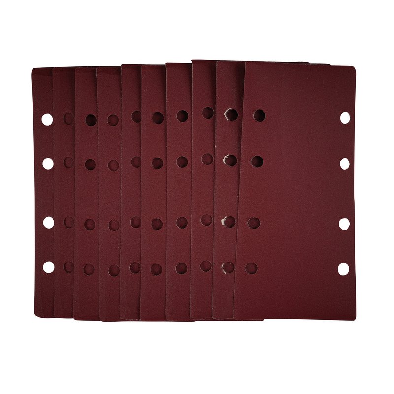 Draper 1/3 Sanding Sheets with Hook and Loop 93 x 190mm 240 Grit 10 Pack 54873