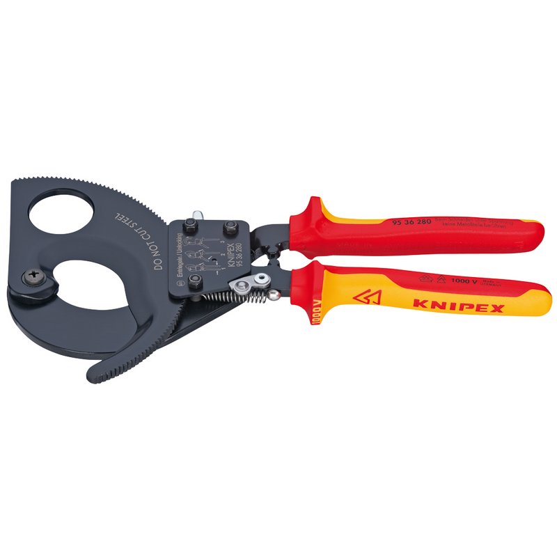Knipex VDE Heavy Duty Cable Cutter 280mm insulated to 1000V AC & 1500V DC 55015