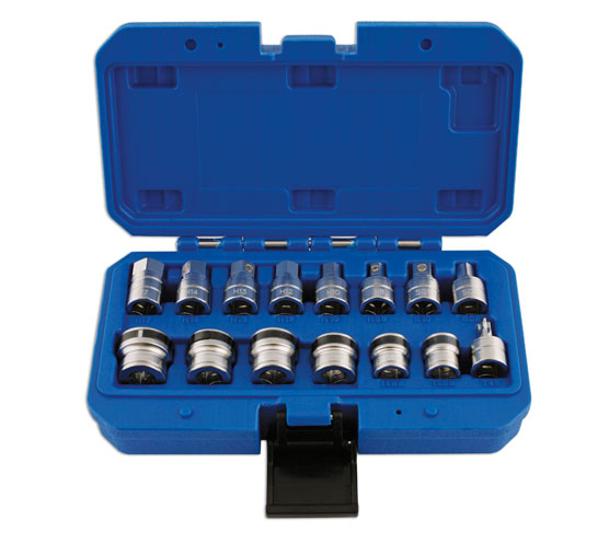 Laser Tools 5518 Magnetic Sump Key & Socket Set 3/8"D