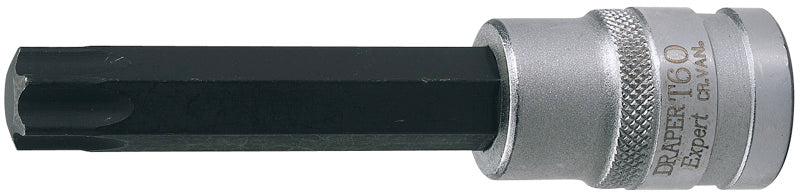 Expert T60 x 100mm 1/2" Square Drive Draper TX-STAR® Socket Bit