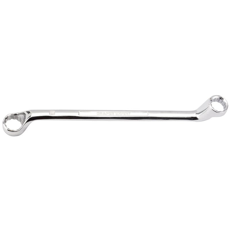 Draper 17 x 19mm HI-TORQ Deep Offset Ring Spanner Bi Hex Chrome 55692