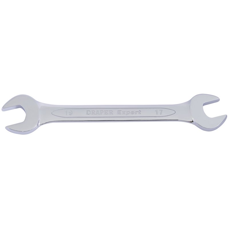 Draper Open End Spanner 17 x 19mm Chrome Plated And Fully Polished 55718
