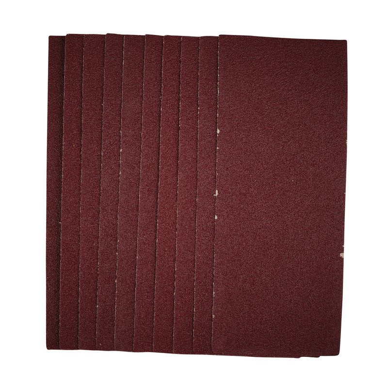 Draper 1/3 Sanding Sheets 93 x 230mm 40 Grit (Pack of 10) 55737