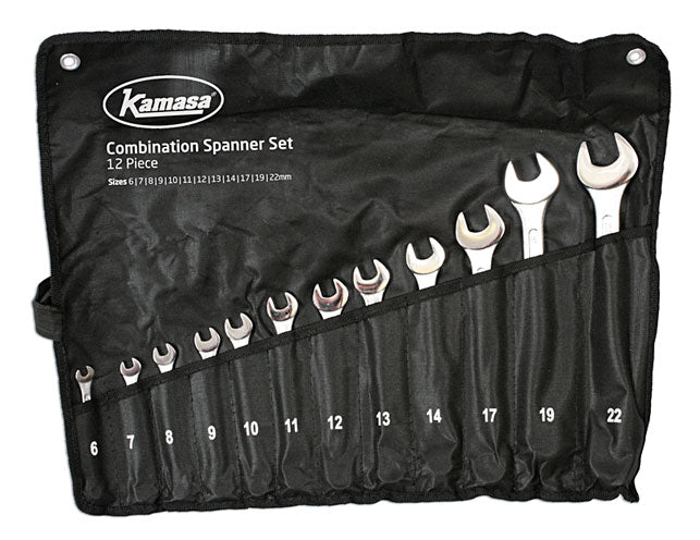 Kamasa 55993 Spanner Set 12pc In A Tube