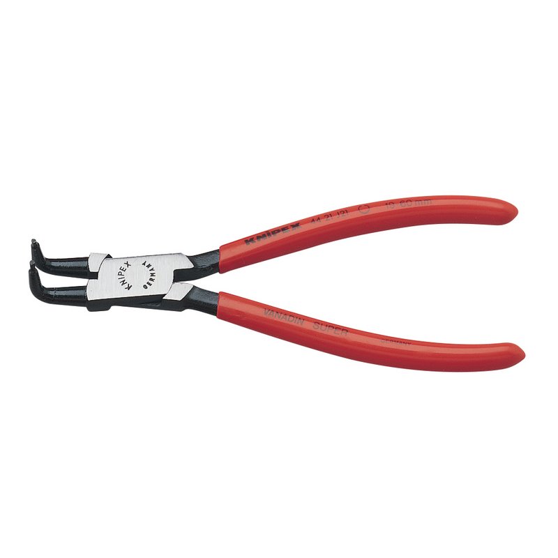 Knipex J21 Bent Internal Circlip Pliers 19 - 60mm Length 170mm 44 21 J21 SBE