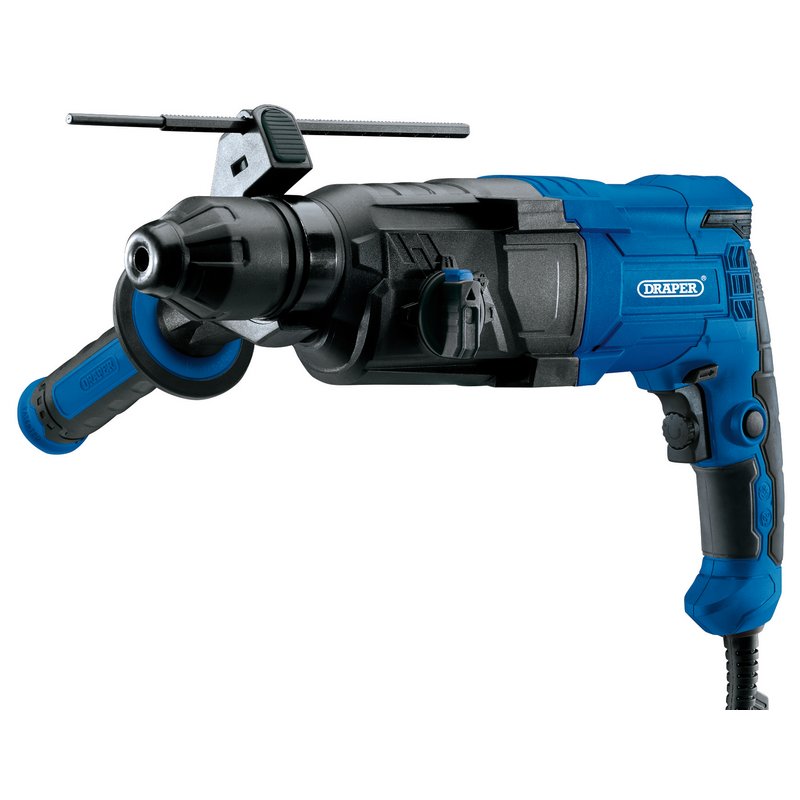 Draper 230V SDS Plus Rotary Hammer Drill 3.4kg 1050W Chisel & Drill bits 56382