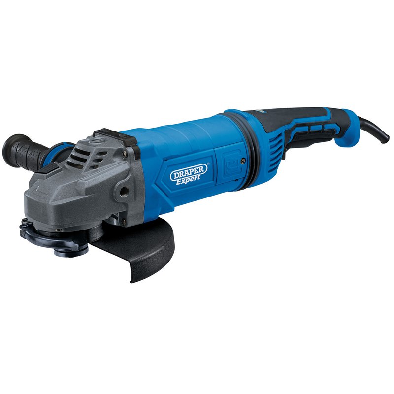 Draper Expert 230V Angle Grinder 230mm 2600W Cable 3.2m Spindle Thread M14 56610