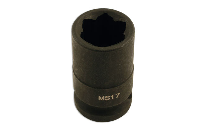 Laser Tools Wheel Nut Socket Convex 17mm 5707