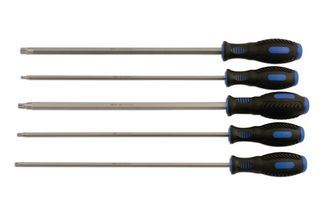 Laser Tools Extra Long Spline Screwdriver Set 5pc 5743