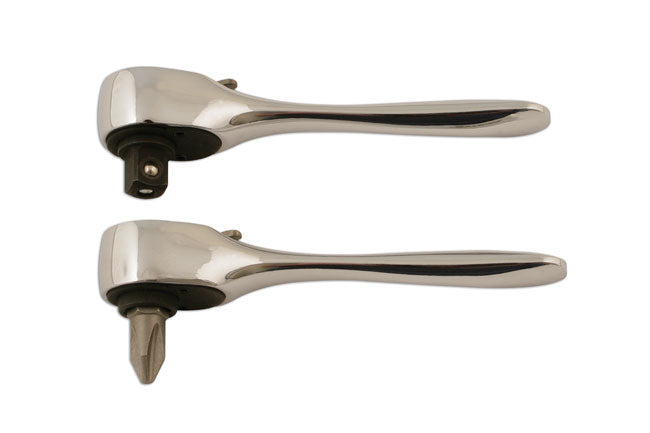 Laser Tools Micro Ratchet Set 1/4"D 2pc 5822